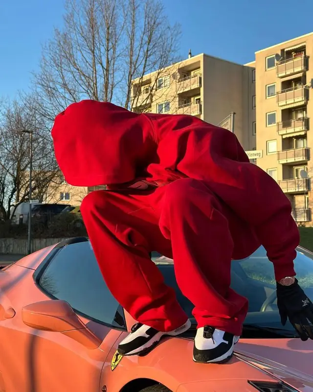 Achraf Hakimi outfit in Nike, Comme Des Garcons, and Arc'teryx, 2023