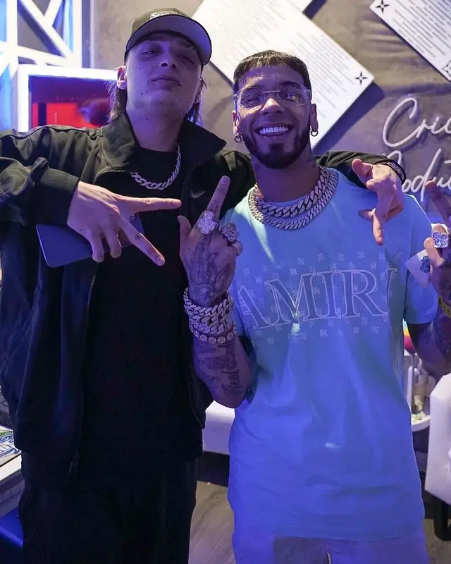 Anuel AA outfit in Amiri, Richard Mille, and Cartier, 2023