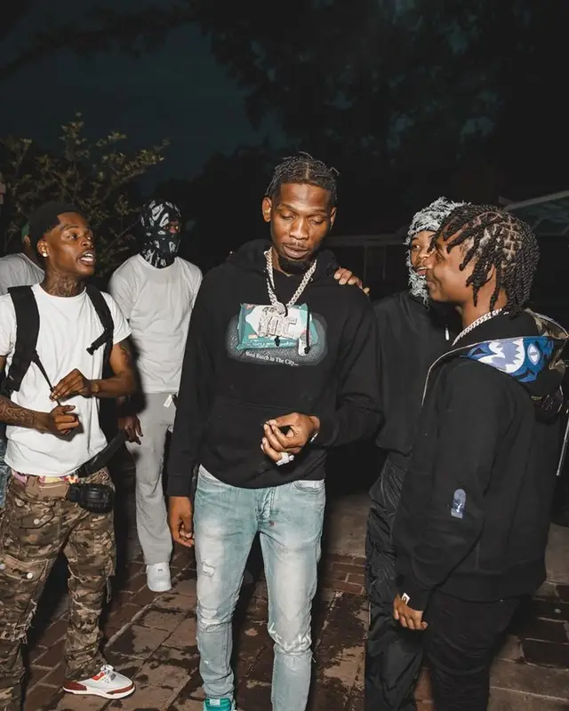 BlocBoy JB outfit in Cookies, Ksubi, and Nike, 2023