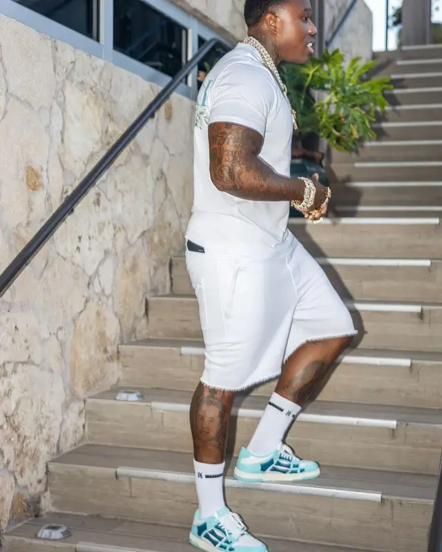 BandMan Kevo outfit in Amiri, 2023