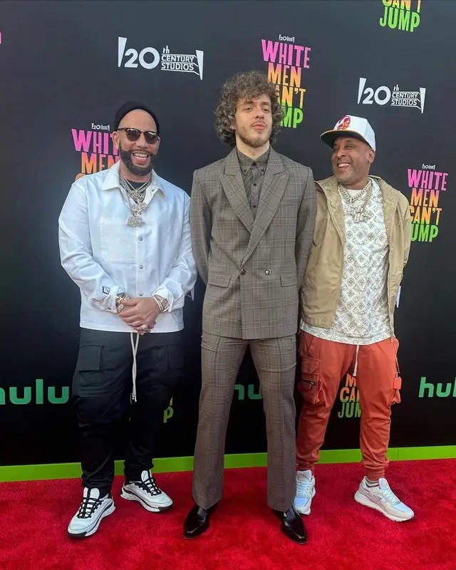 DJ Drama outfit in Dior, Rick Owens, and Tom Ford, 2023