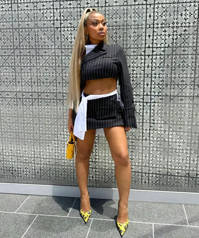Jayda Wayda outfit in Lionne, Ottolinger, and Balenciaga, 2023
