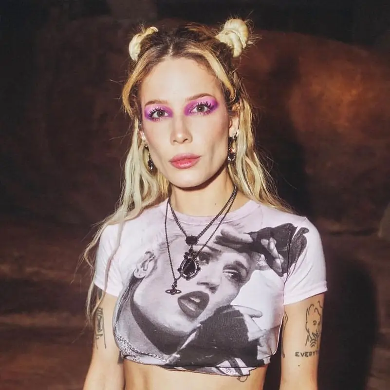 Halsey outfit in Hellcat NYC, 2022