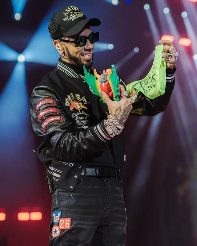 Anuel AA outfit in Amiri, 2023