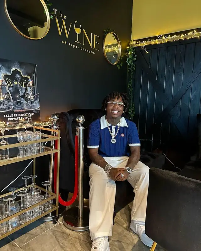 Jacquees outfit in Casablanca, Nike, and Cartier, 2023