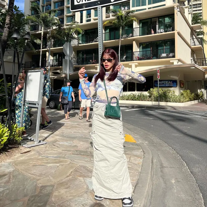 Toua outfit in Telfar, Gentle Monster, and Coperni, 2023