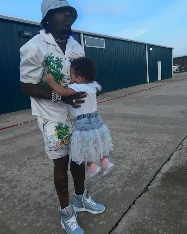 Sauce Walka outfit in Rhude, Prada, and Off-White, 2023