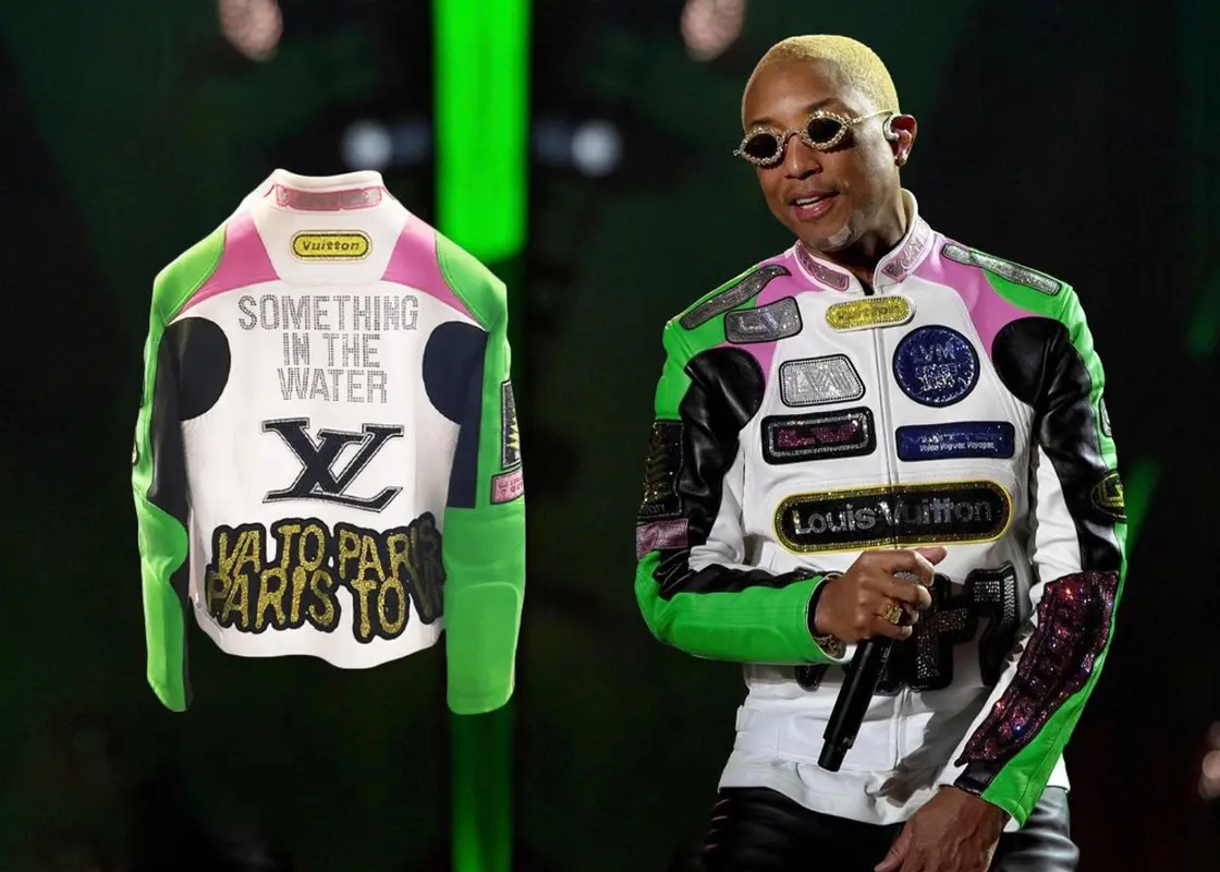 Complex Style on X: Louis Vuitton merch for Something in the Water. T- shirts: $860 Hoodie: $1,310 Denim jacket: $3,050 *This is not Pharrell's  first project as LV's men's creative director. It is