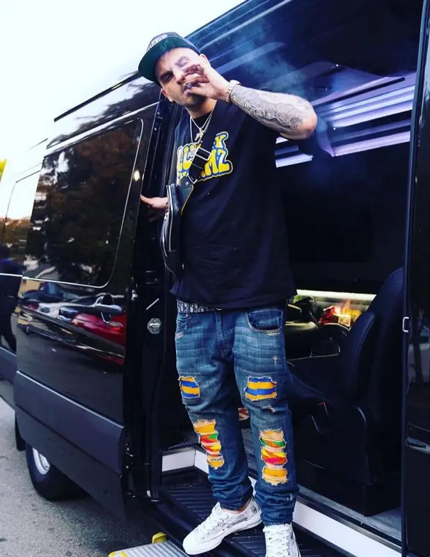 Jay Payd outfit in Kumi Kente, 2021