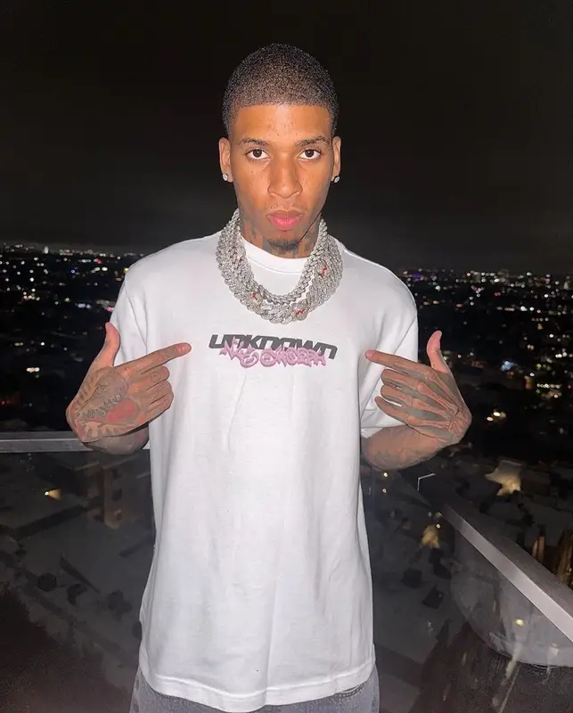 NLE Choppa outfit in NLE Choppa Merch  and Unknown London , 2023