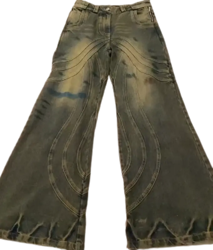 No Faith Studios Wave Heavy Denim Jeans $303