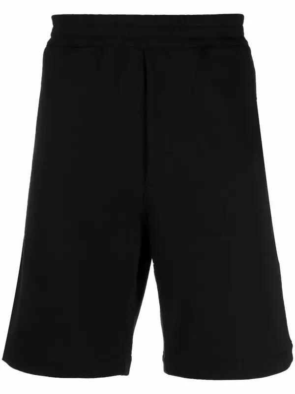 Alexander McQueen Black Side Zip-Detail Shorts $597