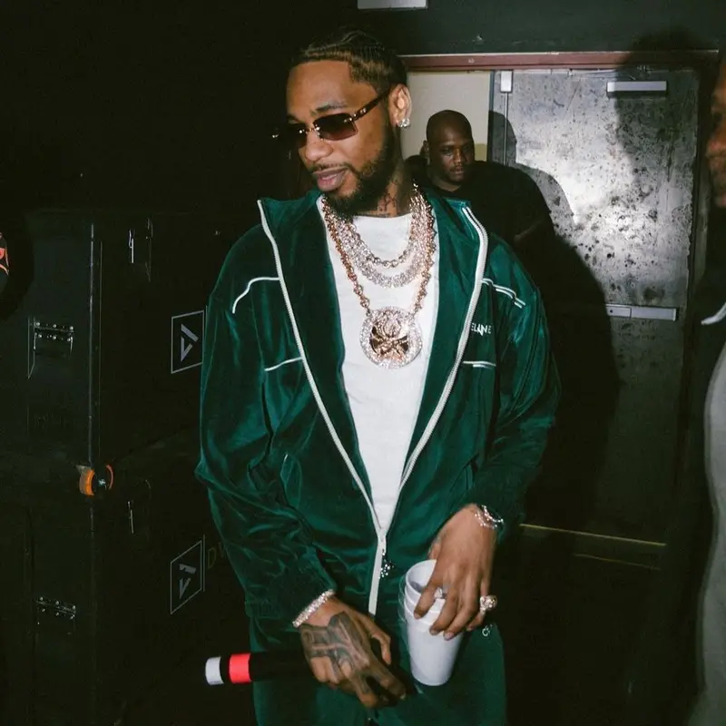 Key Glock outfit in Celine and Cartier, 2023