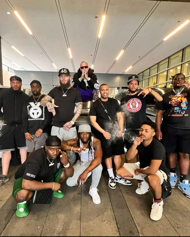 Millyz outfit in Eric Emanuel, Nike, and Chrome Hearts, 2023