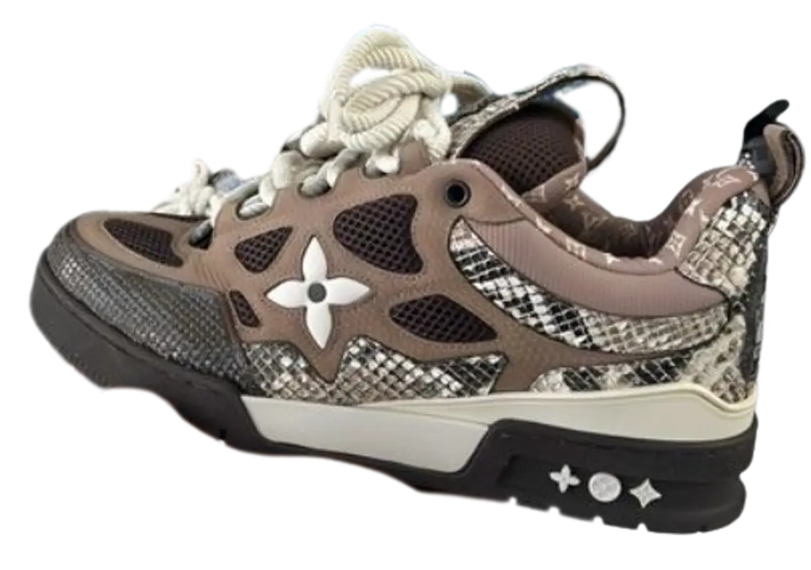 Louis Vuitton Marron Flower Patterns Sneakers $2325