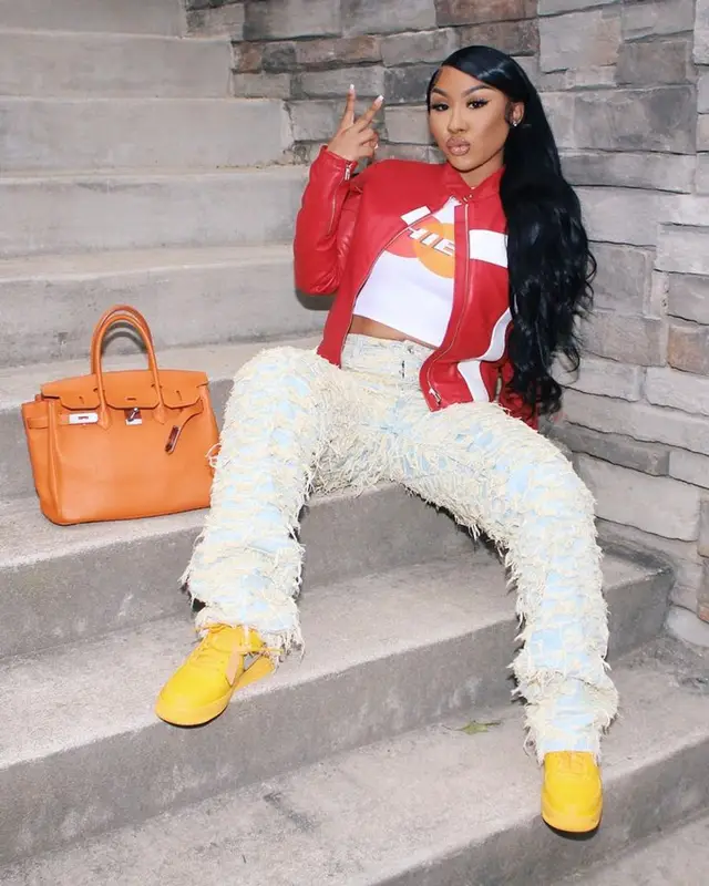 Kylesister outfit in Mowalola, Who Decides War, and Hermes, 2023