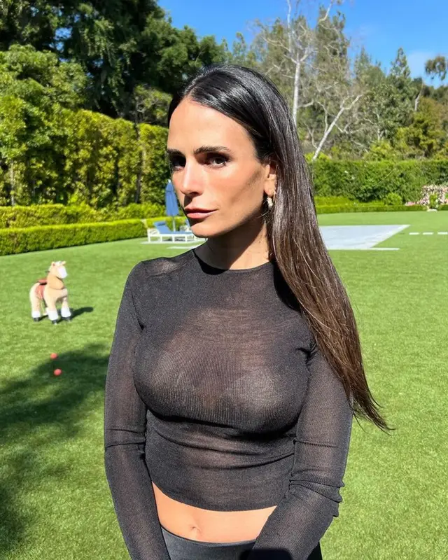Jordana Brewster outfit in Nili Lotan and Tyler Ellis, 2023