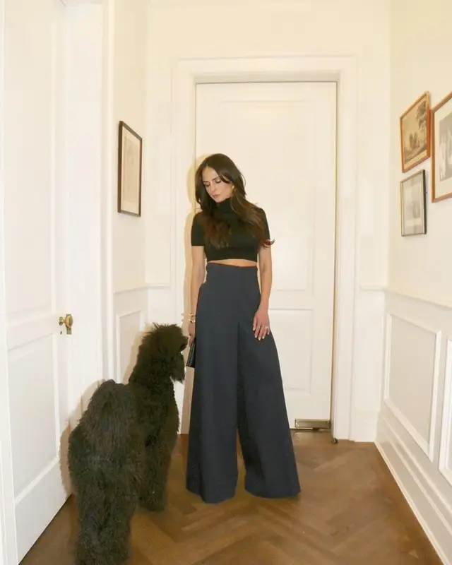 Jordana Brewster outfit in MaxMara and Carolina Herrera, 2023