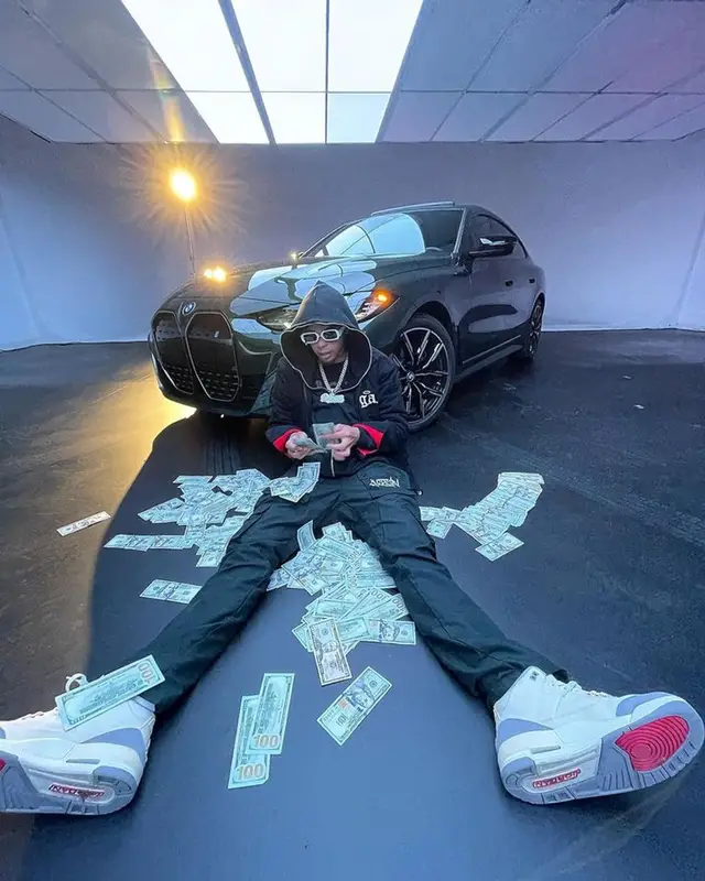 D Savage outfit in Guardian Angel, Section 8, and Jordan, 2023