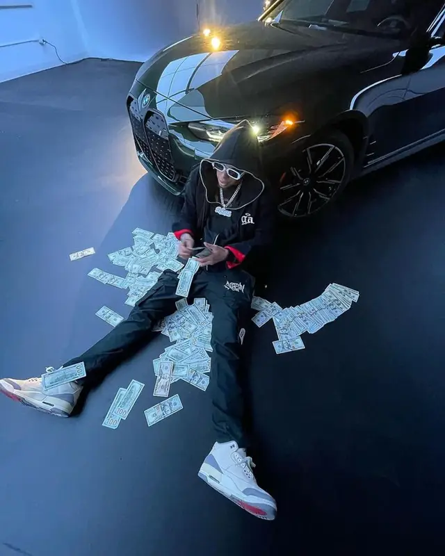D Savage outfit in Guardian Angel, Section 8, and Jordan, 2023