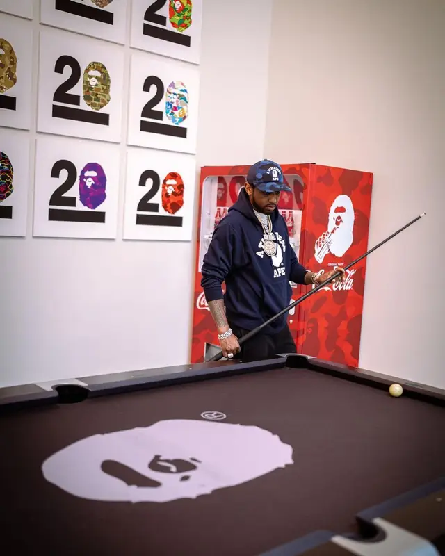 Fabolous outfit in Bape and JJJJound, 2023