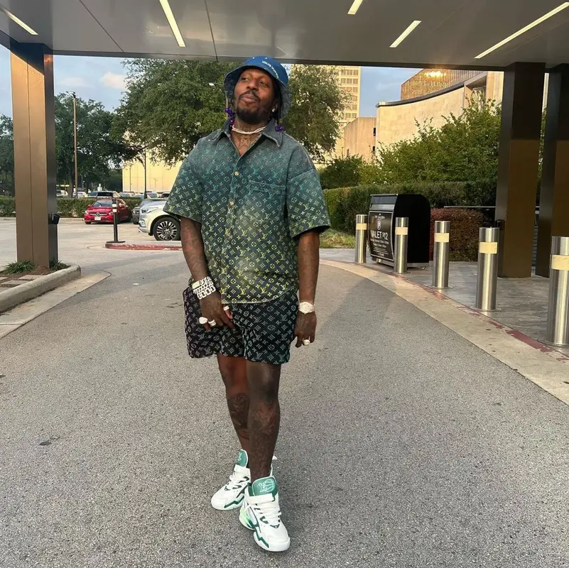 Sauce Walka outfit in Louis Vuitton, 2023