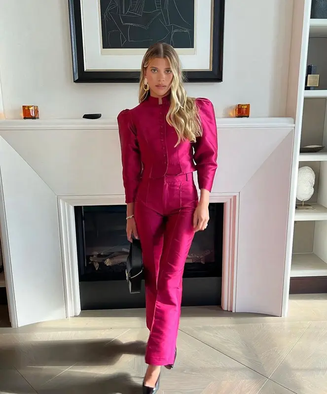 Sofia Richie outfit in Destree and Saint Laurent, 2023