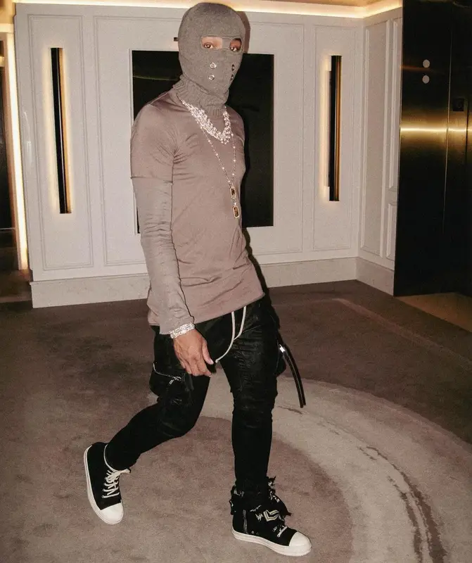 Lil Baby outfit in Rick Owens, 2023