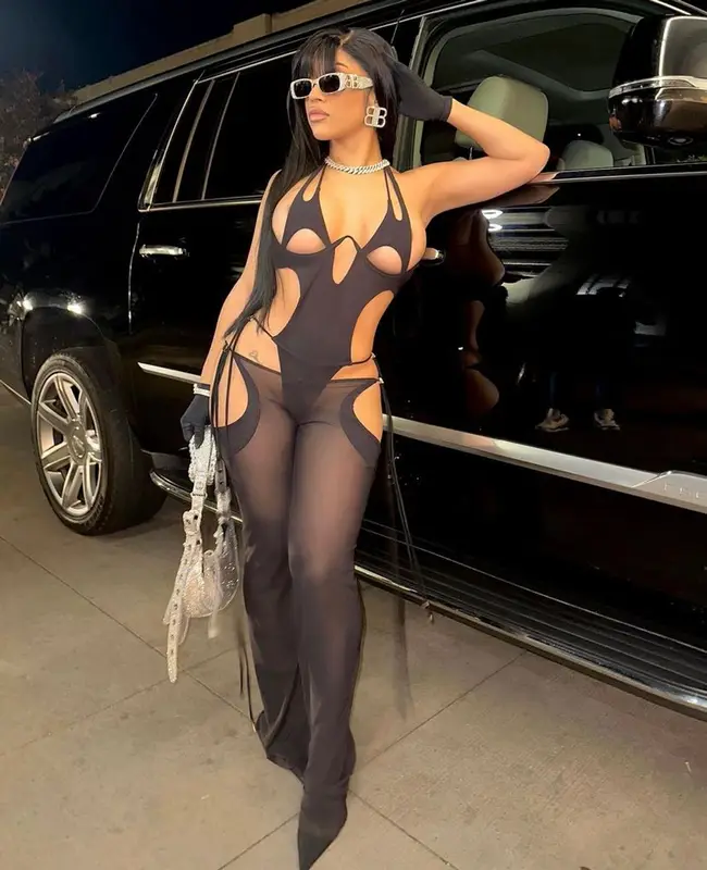 Hennessy Carolina outfit in Balenciaga, 2023