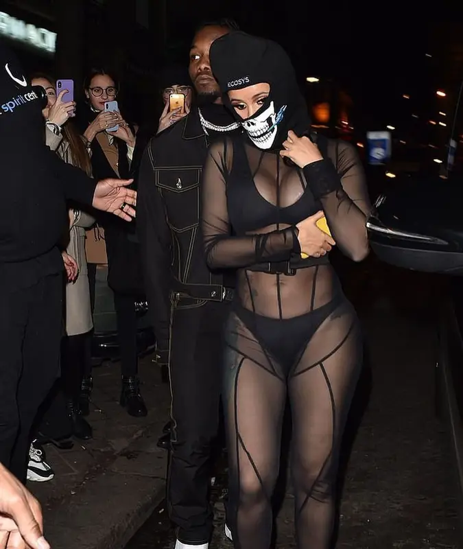 Cardi B outfit in Ecosys La, 2020