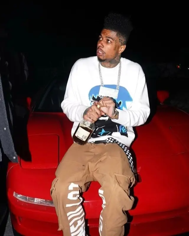 Blueface outfit in Ecosys La, 2023