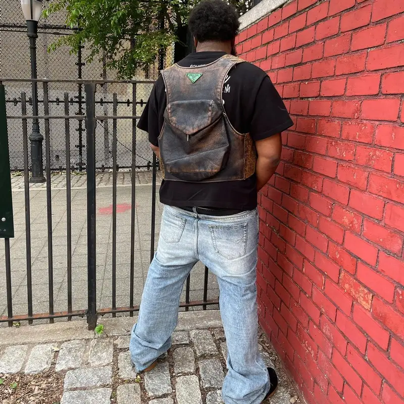 ASAP Bari outfit in Balenciaga and Louis Vuitton, 2023