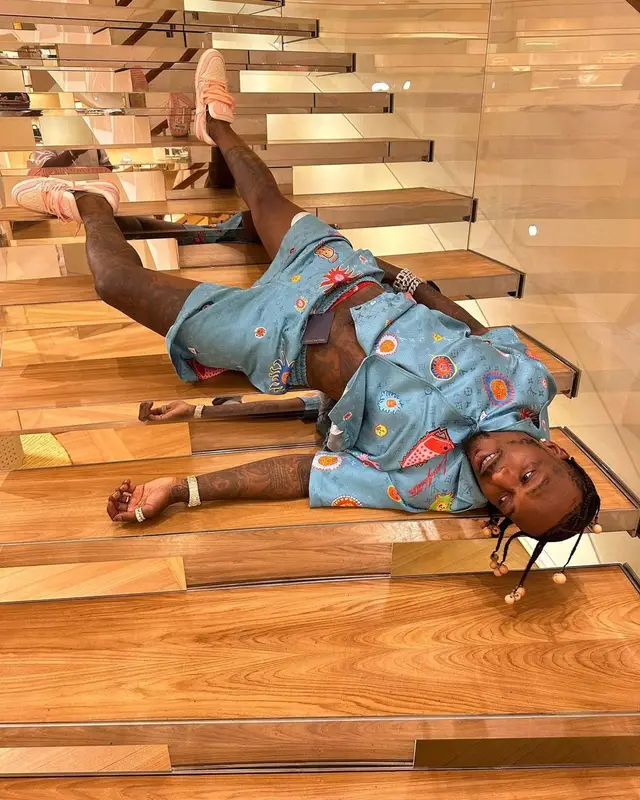 Sauce Walka outfit in Louis Vuitton and Yayoi Kusama, 2023