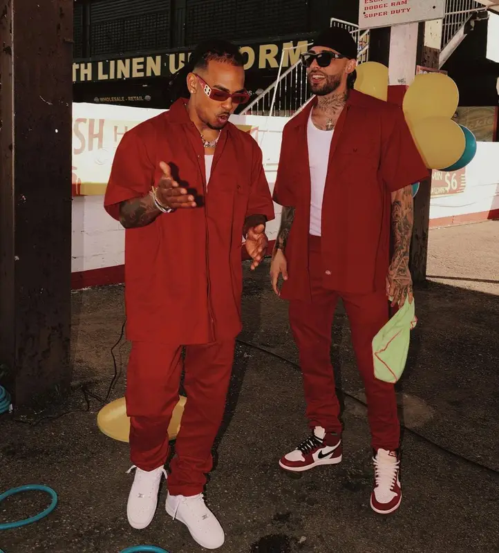 Ozuna outfit in Dickies, Nike, and Balenciaga, 2023
