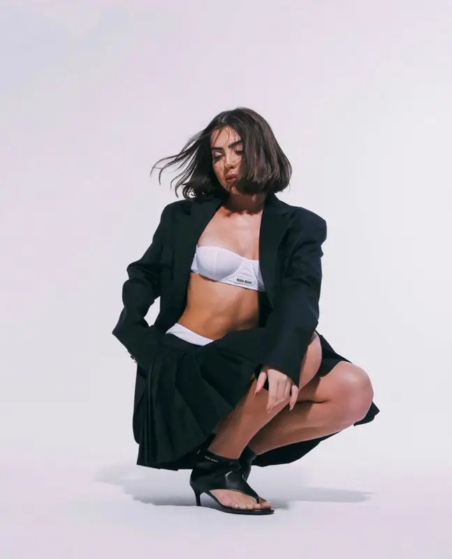 Jade Picon outfit in Miu Miu, 2023