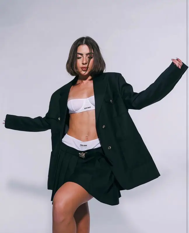 Jade Picon outfit in Miu Miu, 2023