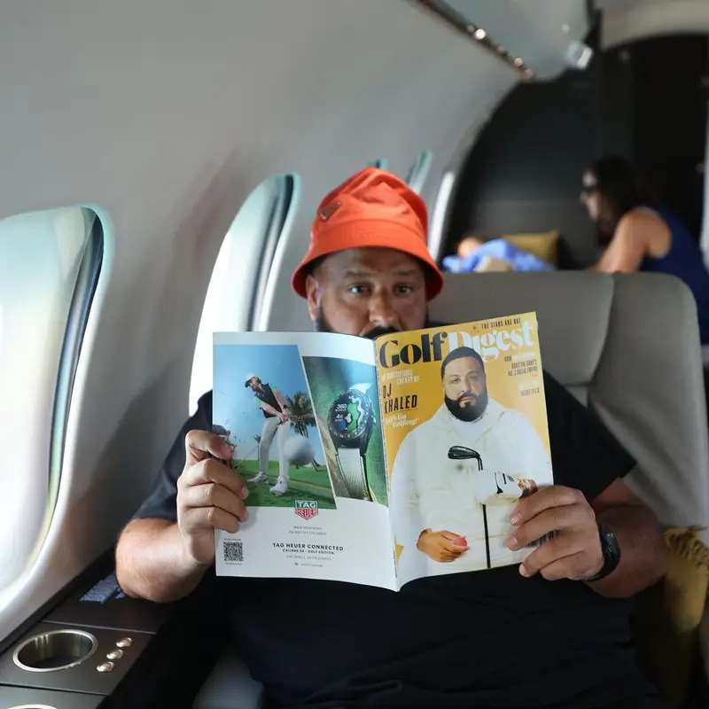 DJ Khaled outfit in Nike, Prada, and Off-White, 2023