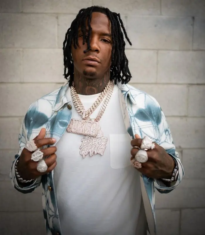 Moneybagg Yo outfit in Louis Vuitton, 2023