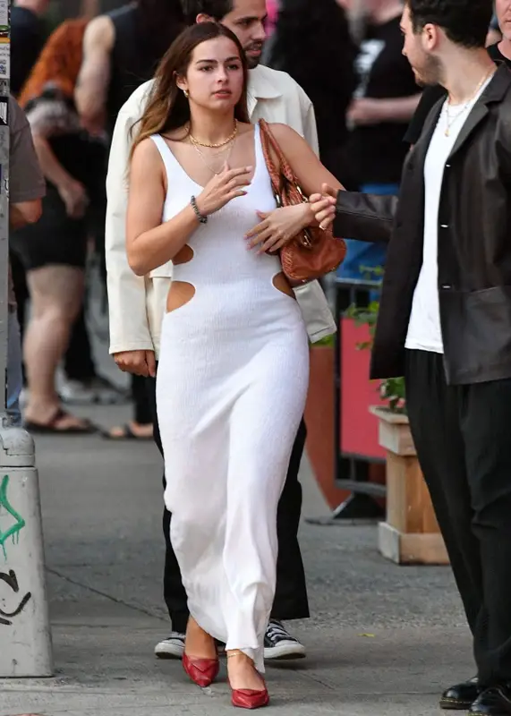 Addison Rae outfit in Celine, Chloé, and Prada, 2023
