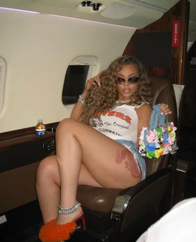 Latto outfit in Vintage, La Milanesa, and Dries Van Noten, 2023
