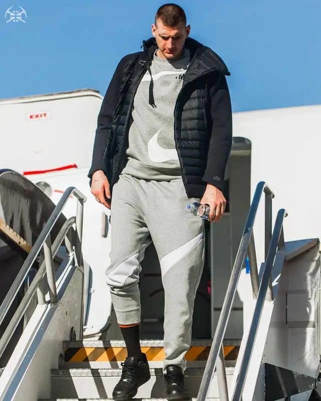 Nikola Jokic outfit in Nike, 2022