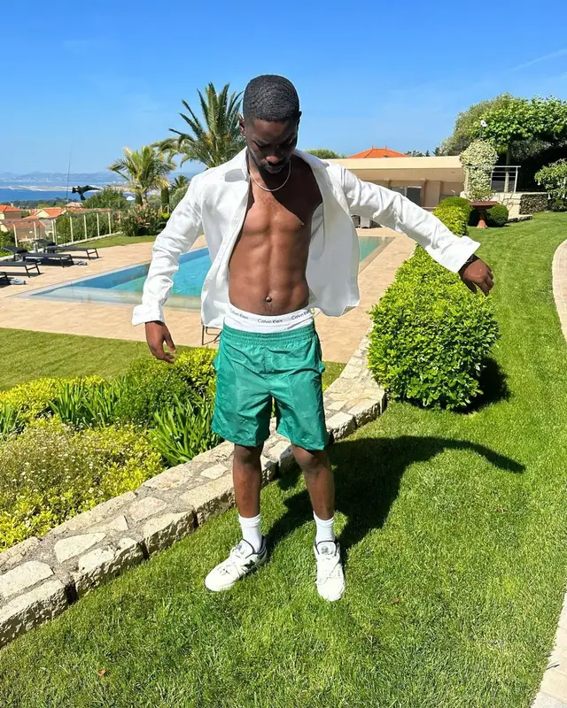 Dave outfit in Louis Vuitton, New Balance, and Calvin Klein, 2023