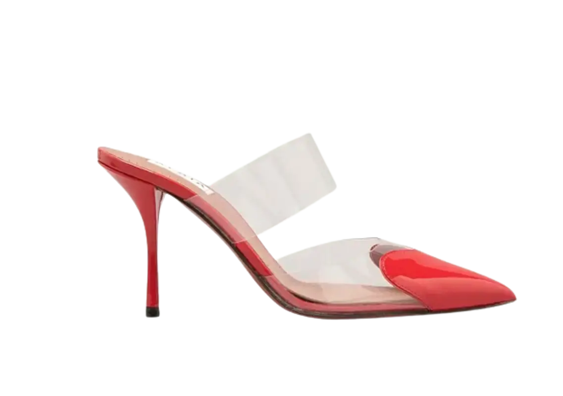 Alaïa Clear Cap-Toe Mule Pumps $1170