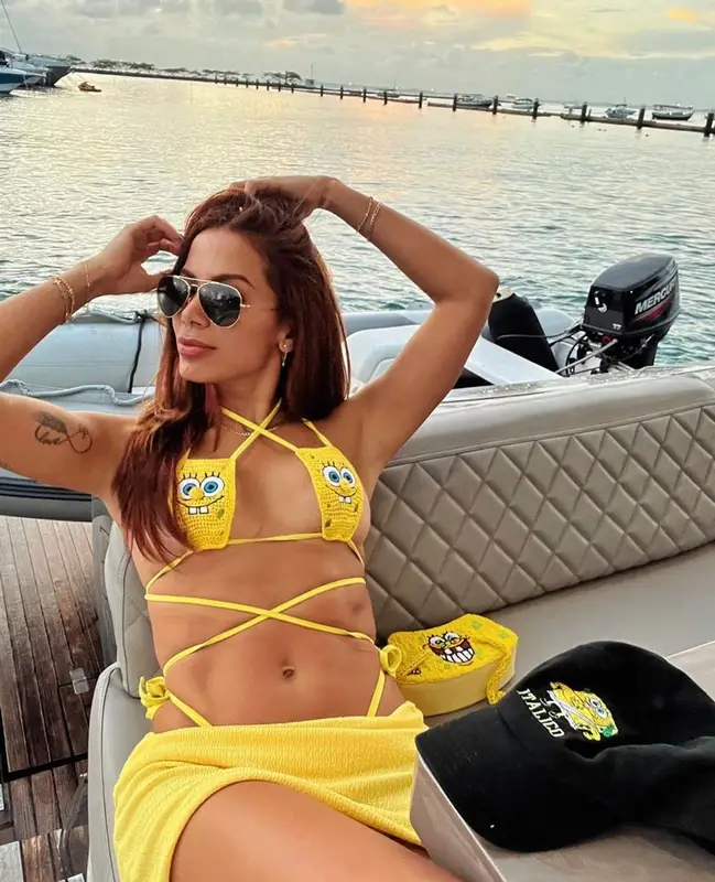 Anitta outfit in GCDS, 2023