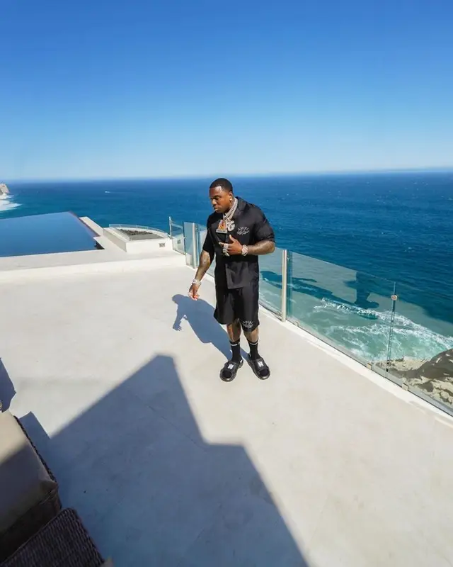 BandMan Kevo outfit in Amiri, 2023