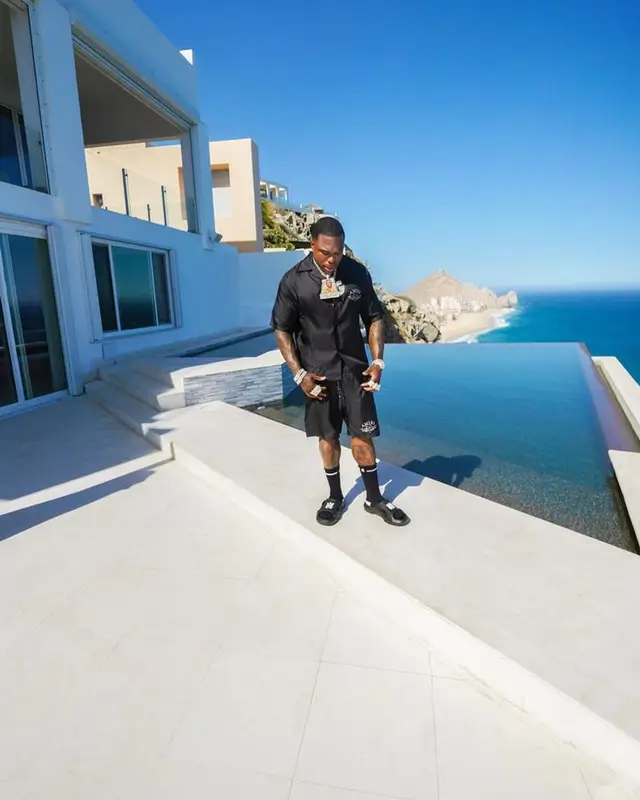 BandMan Kevo outfit in Amiri, 2023