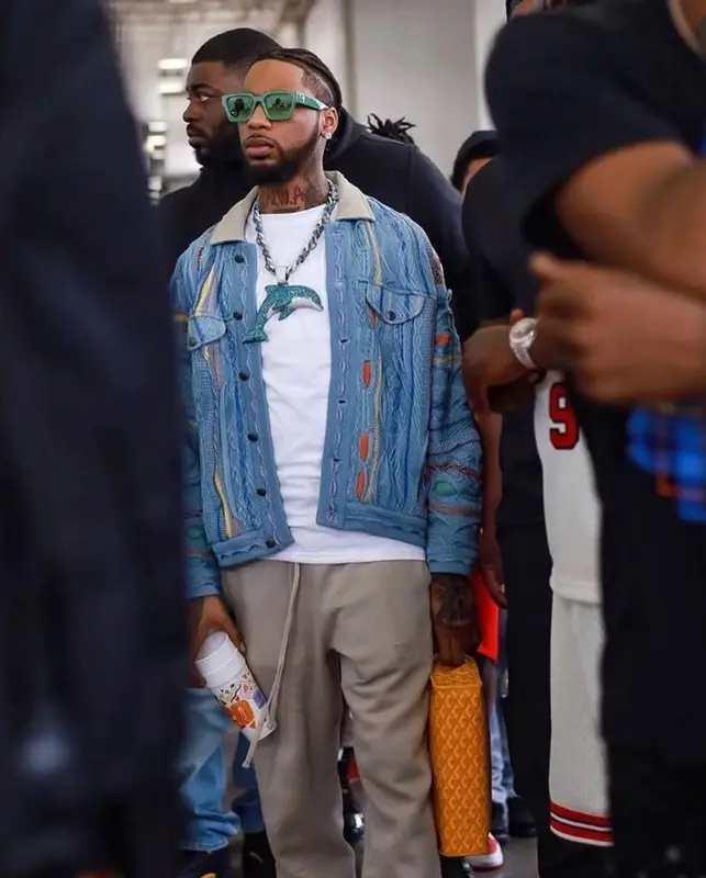 Key Glock outfit in Supreme, Fear of God, and Jordan, 2023