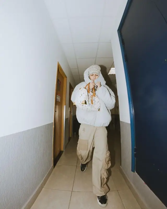 Ryu the Runner outfit in Louis Vuitton, Supreme, and Takashi Murakami, 2023
