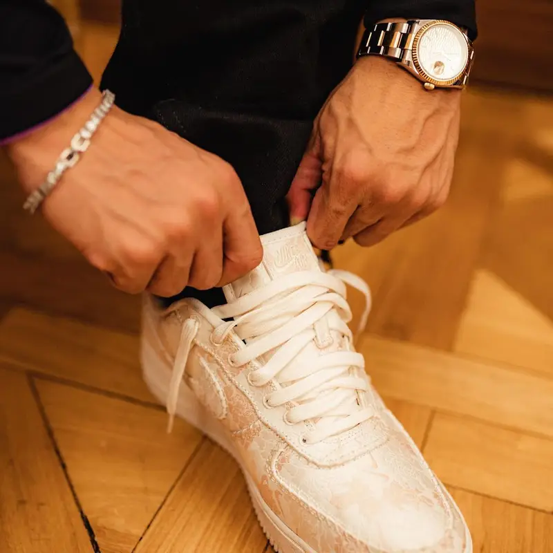 LeodoKick outfit in Louis Vuitton and Nike, 2023