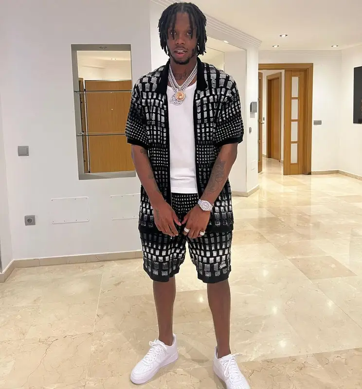 Krept outfit in Supreme and Nike, 2023